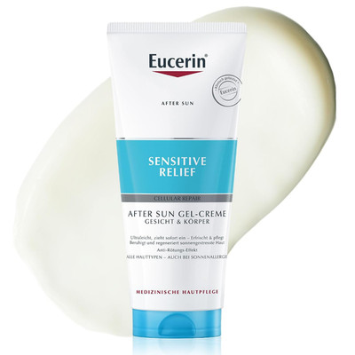 Eucerin after Sun Sensitive Relief Gel-Creme 200 Ml, After-Sun-Pflege Für Körper