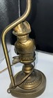 Art Deco La Pirate French Bronze Lamp By J.B. Hirsch With Celluloid Face Arms — photo 6