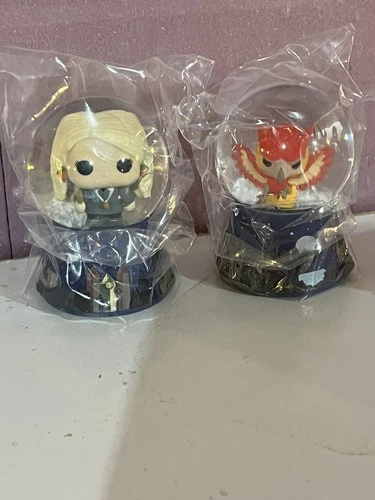 Funko Mystery Minis Harry Potter Snow Globe Mini Luna Lovegood and Fawkes  1/24