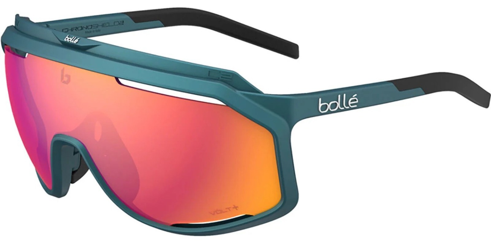 Bolle Sunglasses Chronoshield BS018011 Creator Teal Metallic/Volt Ruby