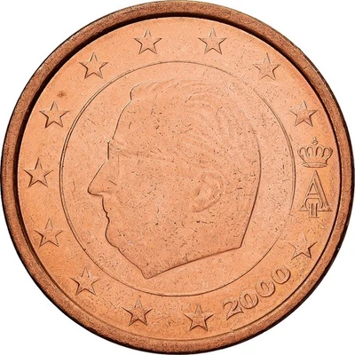 Belgique, Albert II, 2 Euro Cent, 2000, Bruxelles, Cuivre plaqué acier, SUP+ - Photo 1/2