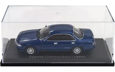 Mini car [single item] 1/43 Toyota Corona Exiv (Navy) ''Biweekly Domestic Famous