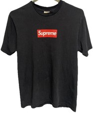 SUPREME 20th Anniversary Box Logo Shirt Sz L Black Skate Streetwear 2014
