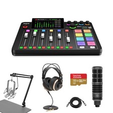 Rode RODECaster Pro II Integrated Audio Production Studio Console Bundle with TA