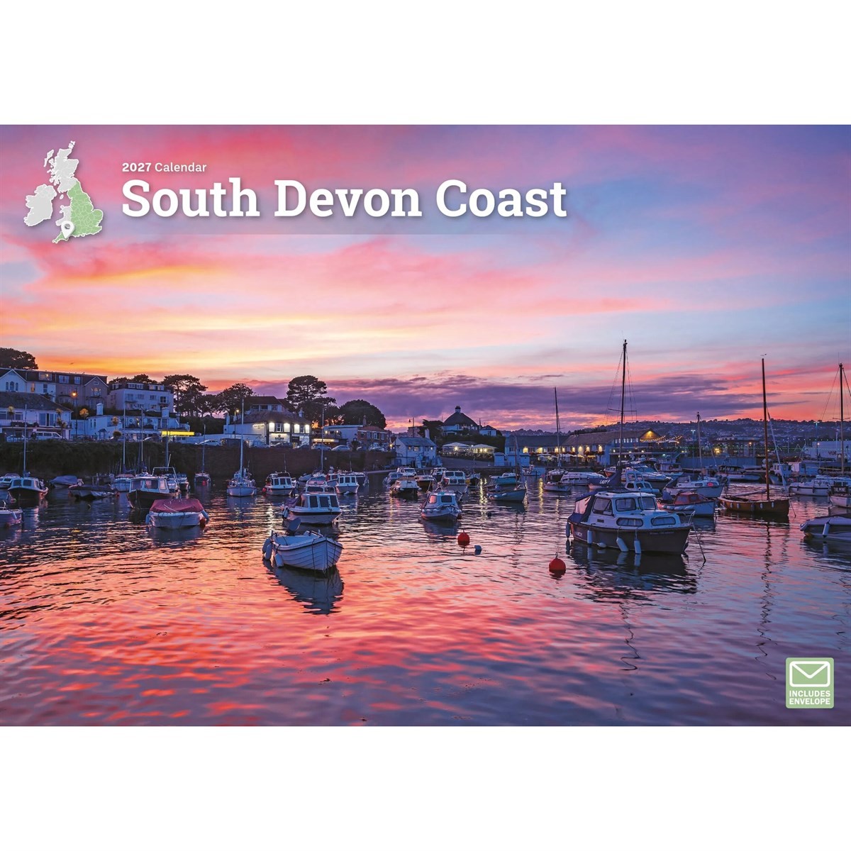 South Devon Coast A4 Calendar 2027 - Regional - Month To View