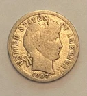 1907 O Barber Silver Dime $.10 Better Rare Scarce Key New Orleans Mint Coin