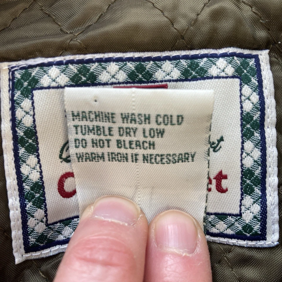 Chaqueta Chamarra Vintage GAP CPO Para Hombre’s S Mezcla de Lana Forrada Acolchada Leñador Cuadros Foto 3 de 4