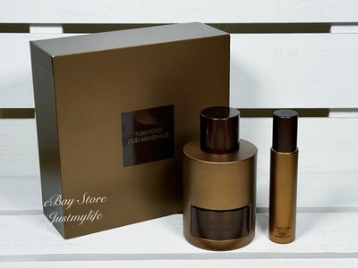 Tom Ford 2-Pc. Oud Minerale Eau De Parfum Gift Set, 3.4oz/100mL+0.33oz/10mL, NIB