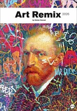 Konrad Art Remix Posterkalender 2026:  Wandkalender 2026 im Großformat 37 x 53,5