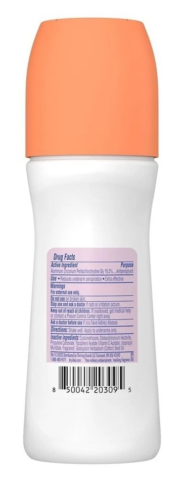 Antitranspirante avanzado Dry Idea 72 horas enrollable para piel sensible 3,25 oz Foto 3 de 4