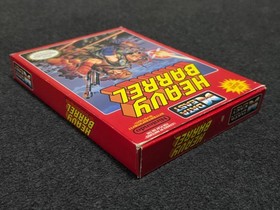 NES Nintendo HEAVY BARREL Complete CIB Box Game Data East Rare