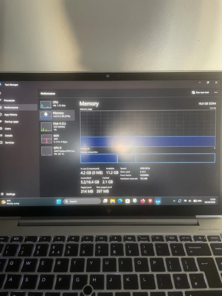 HP EliteBook 845 G8 · Ryzen 5 5600U · 16GB · 256GB, photo 4 of 5