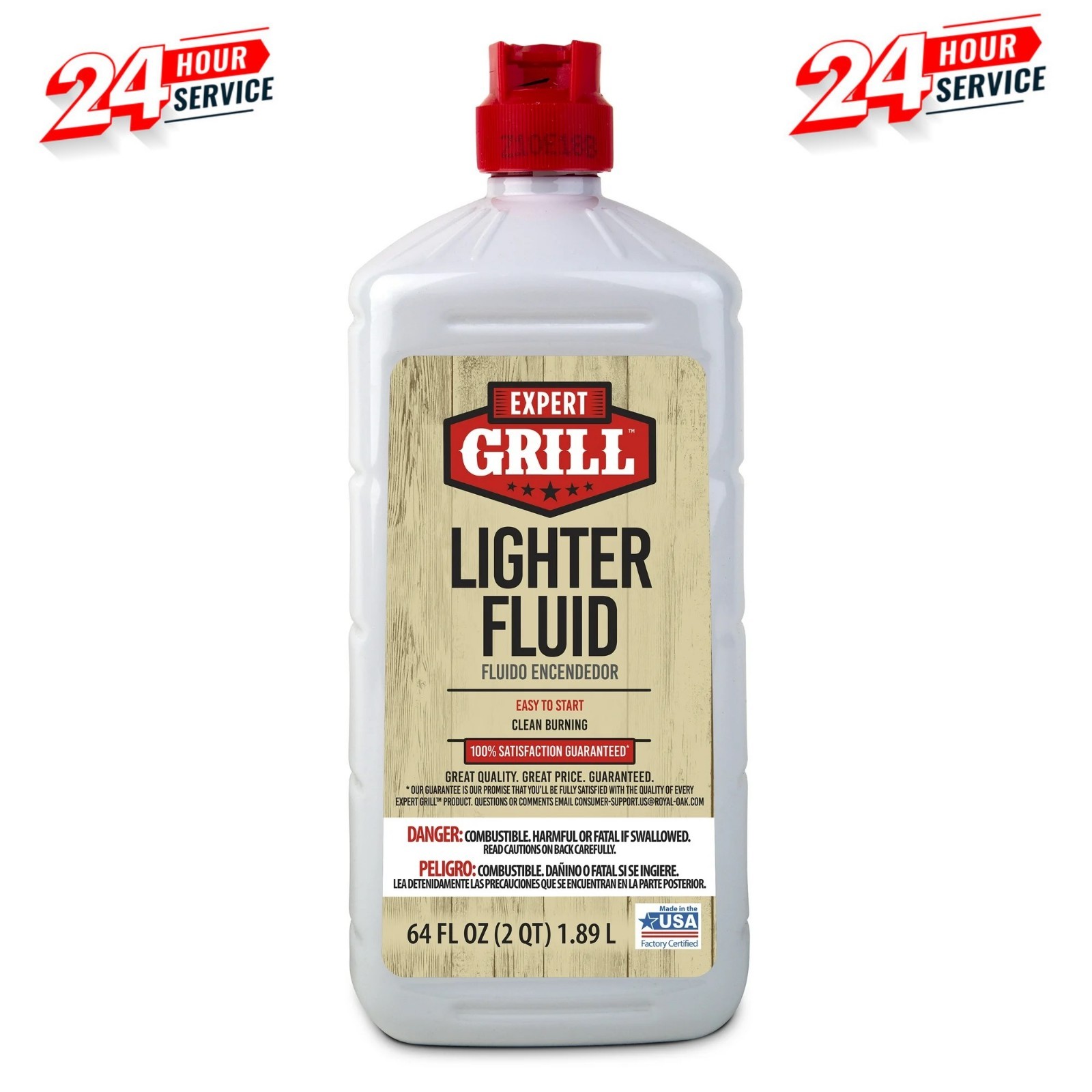 Fluid, Premium Odorless Lighter Fuel, 64 Oz
