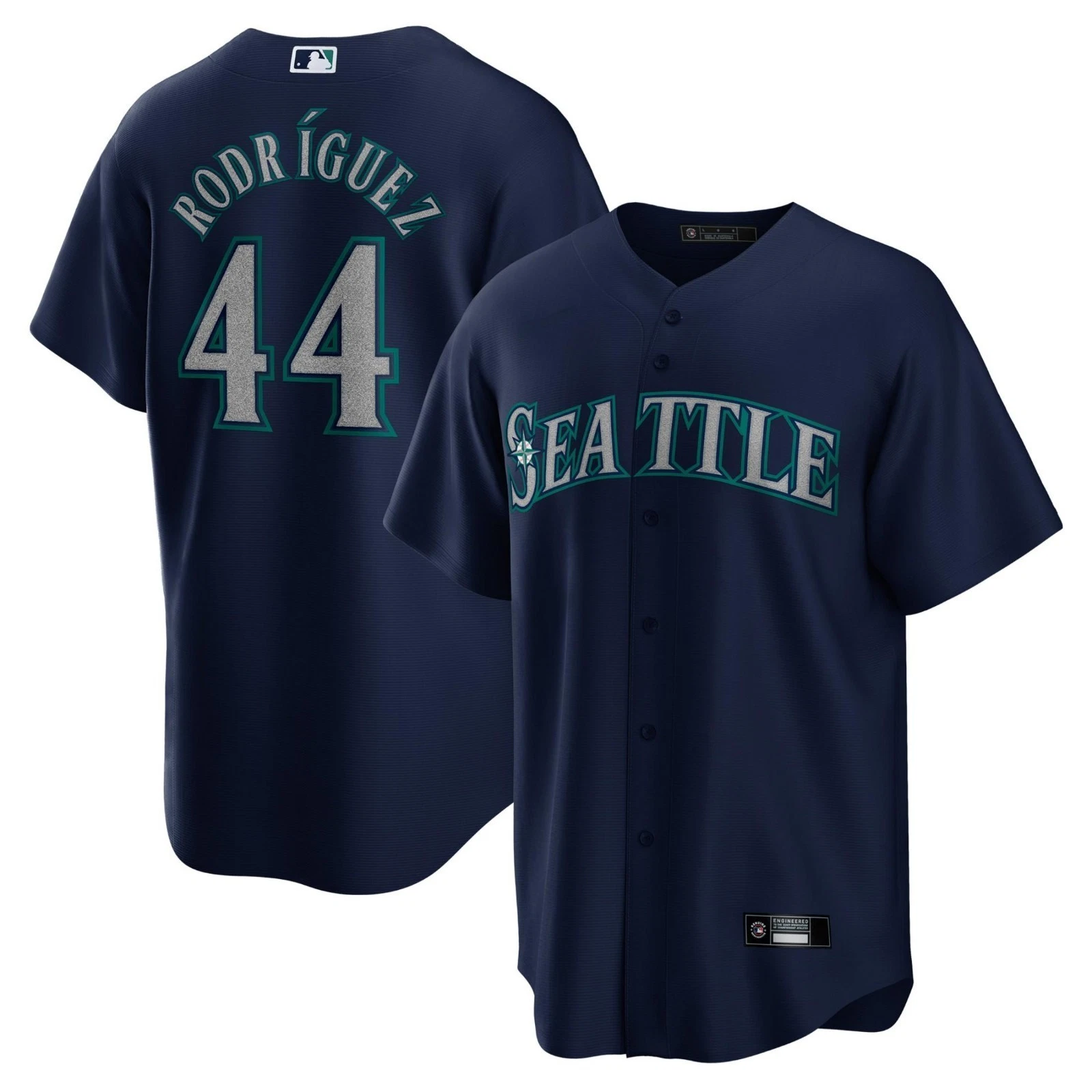 new limited edition sailors jersey with tag - #44 Julio Rodríguez Teal Printed