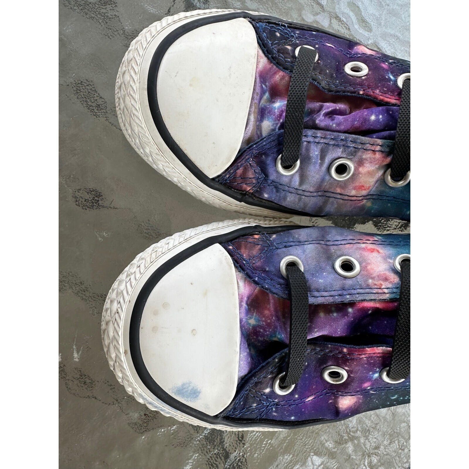 Converse All Star Galaxy Print Low Top Sneakers Youth  unisex Size 3 thumbnail 6