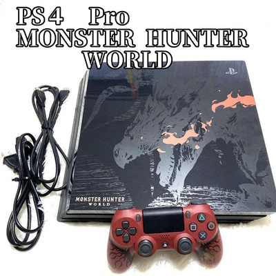 Console Sony PlayStation 4 Pro 1 To Monster Hunter World Liolaeus Edition d'o... - Photo 1/4
