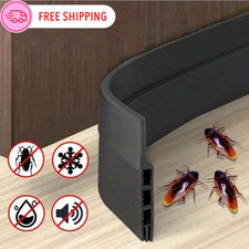 Self-Adhesive Door Draft 1M Door Bottom Weather Strip Door Sweep Insect Blocker