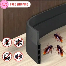 Self-Adhesive Door Draft 1M Door Bottom Weather Strip Door Sweep Insect Blocker