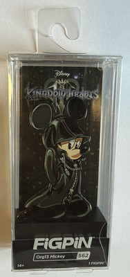 Disney Kingdom Hearts MIB 3'' Target Exclusive Org13 Mickey Pewter Pin FigPin 562