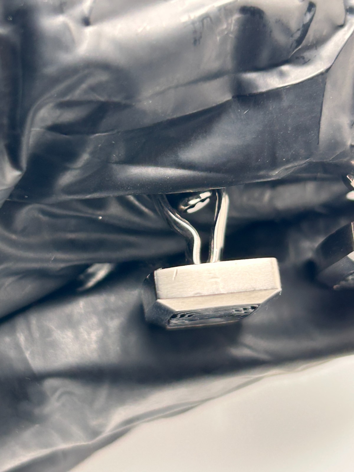 Montblanc Cufflinks Rectangular Rubber Inlay Star… - image 22