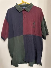 Champion 1996 Atlanta Olympics Polo Shirt Size XL Vintage Colorblock