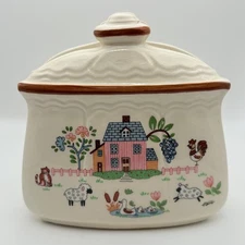 Vintage Country Home Jamestown China Napkin Holder Farmhouse Japan 1980s