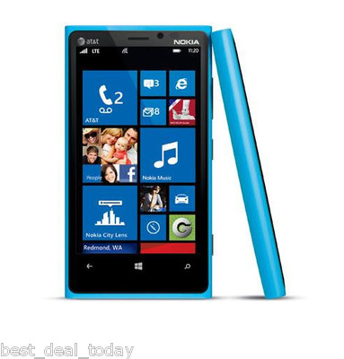 Nokia Lumia 920 - 32GB Blue (AT&T ) Smartphone Cell Phone T-Mobile ...