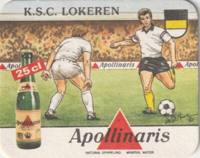 BIERMATTE - APOLLINARIS MINERALWASSER (COCA-COLA) - K.S.C. LOKEREN - (1990)