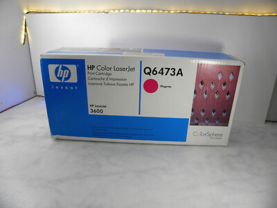 Original HP 502A Q6473A Magenta LaserJet Tonerkassette VERPACKT UK KOSTENLOSER VERSAND #WU