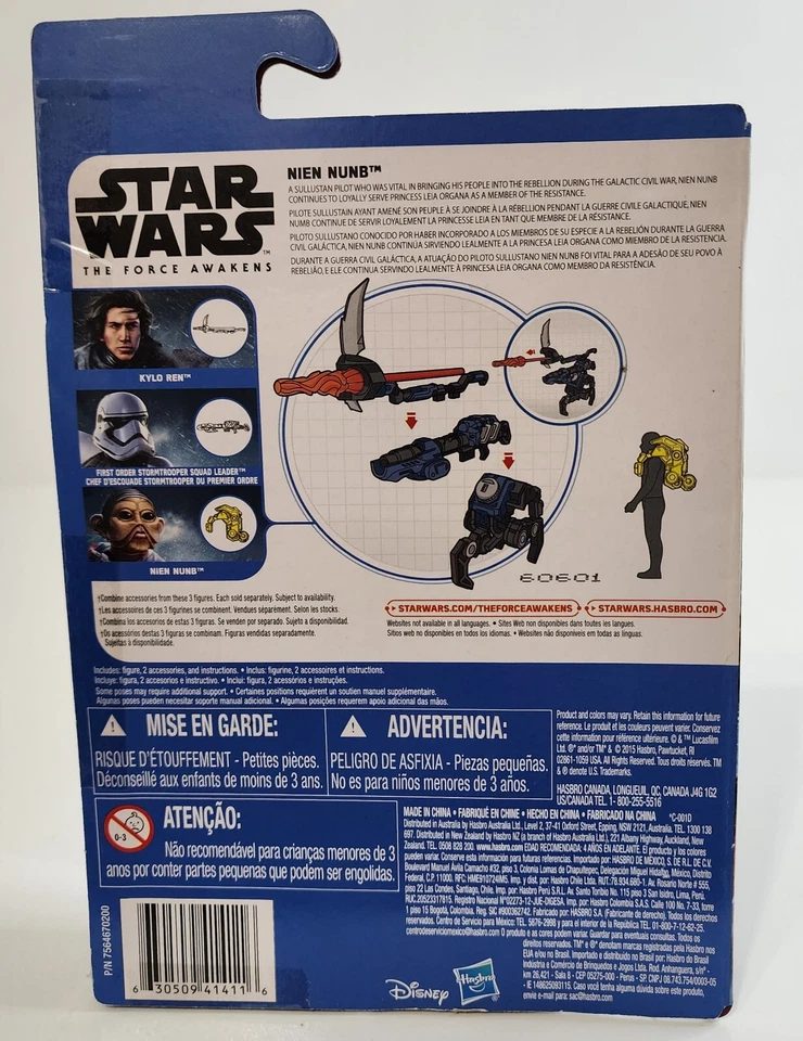 Star Wars NIEN NUNB The Force Awakens Disney Hasbro - Image 3 of 3