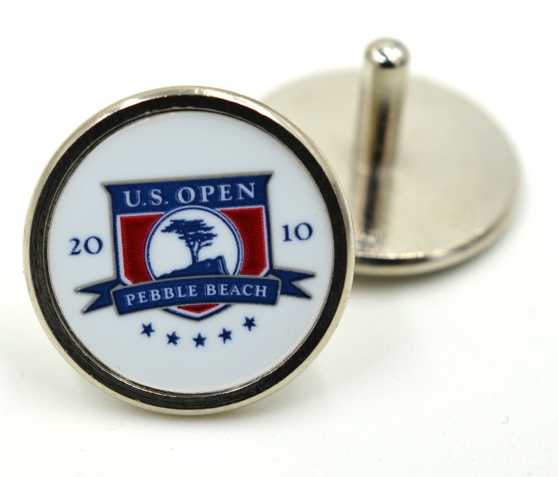 ★希少★U.S. OPEN 2010 Pebble Beach ネームプレート 2010 US Open (Pebble Beach) Golf Ball Marker w/stem | eBay