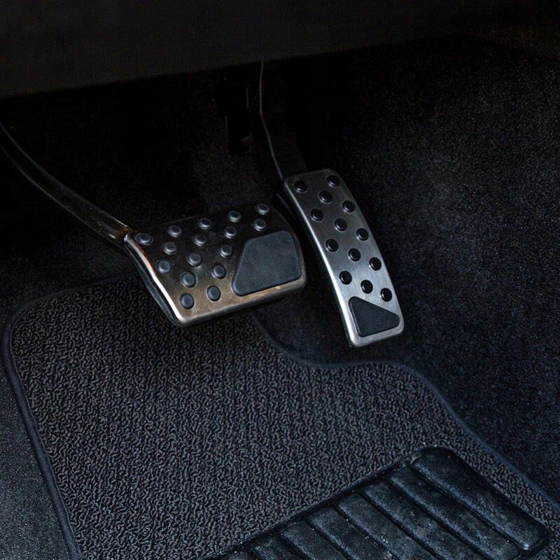 Ajuste 2011-2018 Jeep Grand Cherokee carro acelerador a gás pedal de freio tampa 2 peças - Imagem 2 de 4