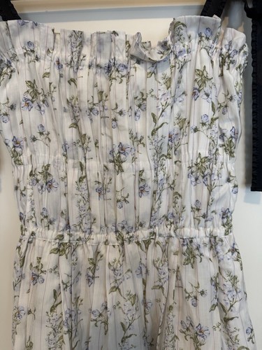 Brock Collection x H&M Dress NEW WITH TAGS Size M Floral BLOG FAVE Strappy Tie - Foto 15 di 21