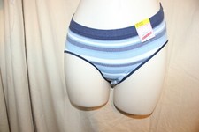 Jenni by Jennifer Moore Hipster White Denim Stripe 917700 8.00 Medium m panties