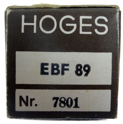 GEPRÜFT: EBF89 Radioröhre, Hersteller Hoges. ID16685