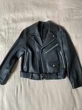 Other Stories Leather Jacket Black Woman Eu34