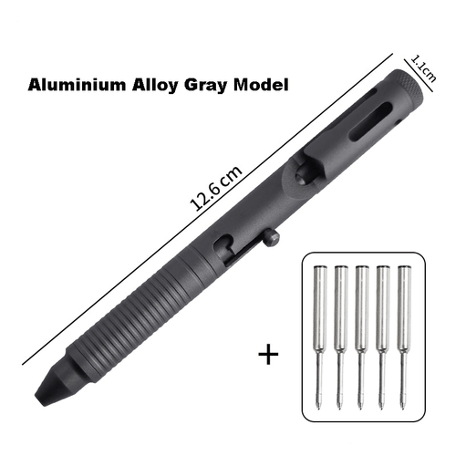 Outdoor Titan Aluminium Taschen Kugelschreiber Büro Signatur Stift Tragbar EDC Pen - Bild 13 von 14