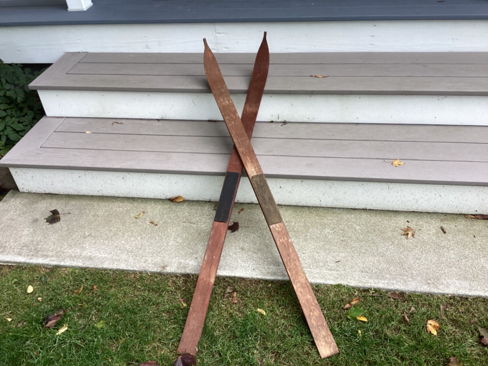 Antique Vintage Wooden Northland Snow Skis Winter Snow Sports Equipment