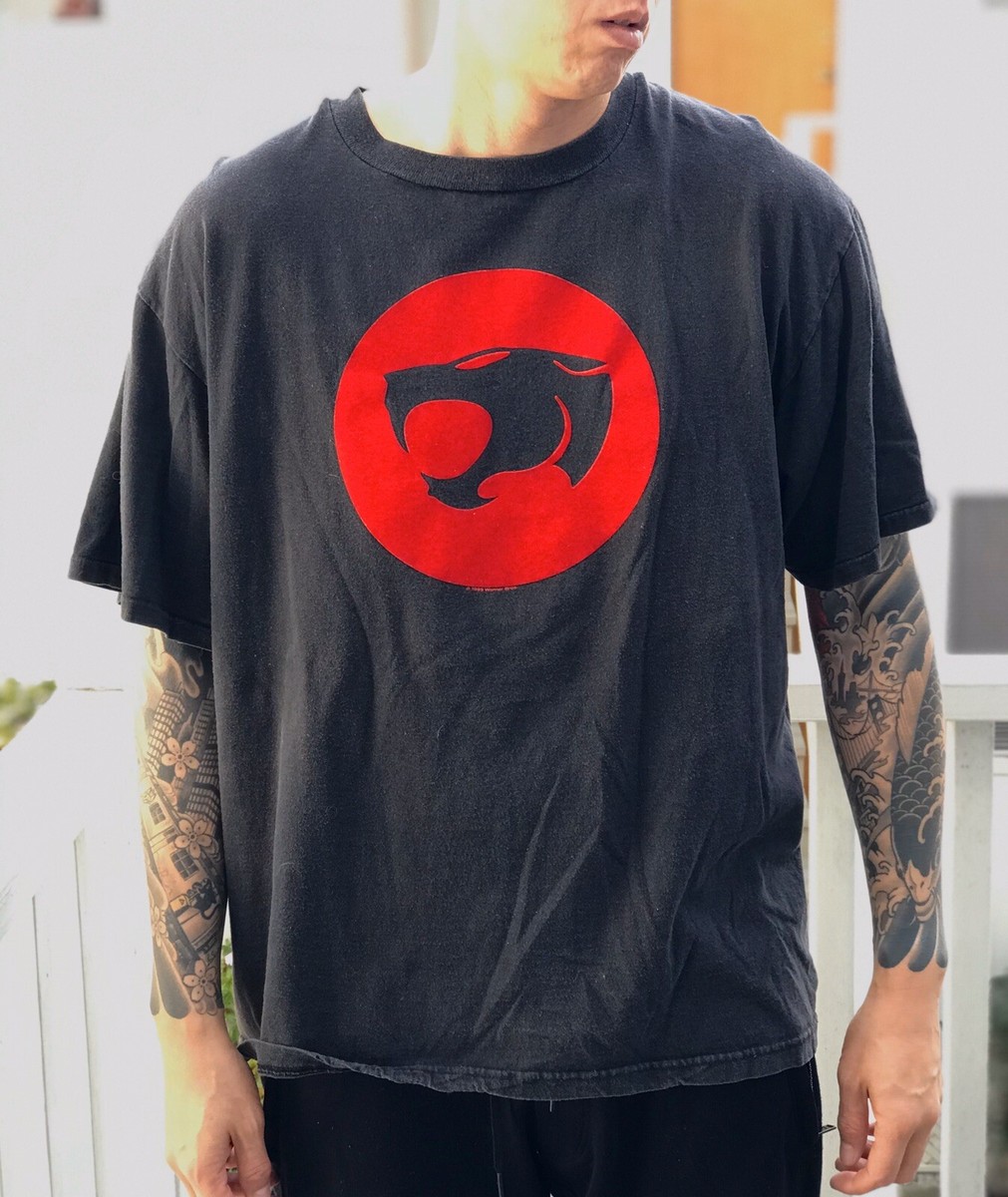 Thundercat 世紀末 T-shirt (黒) サイズXL Thundercats Vintage 90s Shirt Single Stitch Made in USA Size XL