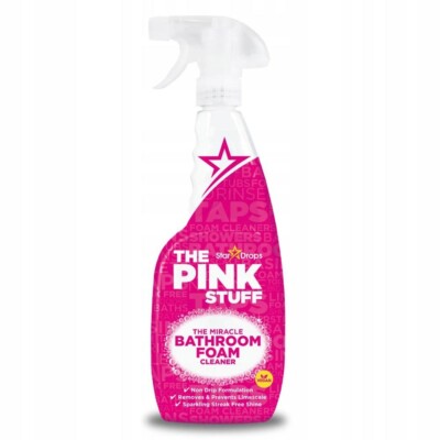 5,43 /L - 12x Stardrops Pink Stuff Badezimmer-Schaumreiniger   750ml