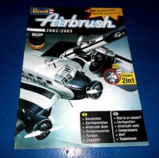 Revell Airbrush Katalog 2002 / 2003 Spritzpistolen Kompressor Farben Zubehör