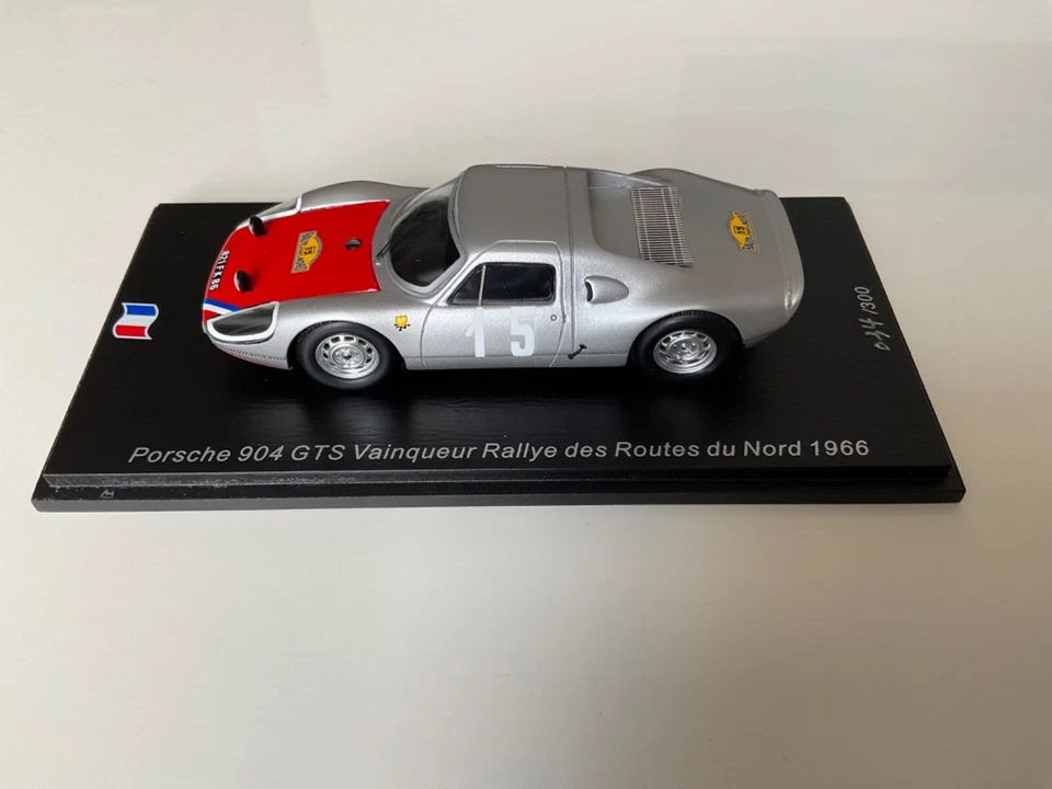 Porsche 908 GTS n.15 Winner Rally Route du Nord 1966 1/43 Spark SF168 - Immagine 4 di 4