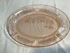 5 FEDERAL GLASS SHARON CABBAGE ROSE PINK 9 in Dinner plates — photo 1