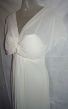 Maria Bonita Chiffon Spaghetti Strap Long Ball Gown sz. S USA NWT