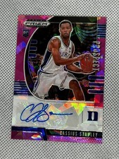 Cassius Stanley - 2020-21 Panini Prizm DP Prospect Autograph RC Auto Pink Ice