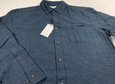 CROFT & BARROW EXTRA-SOFT WOVEN FLANNEL HOUNDSTOOTH BUTTON-DOWN SHIRT