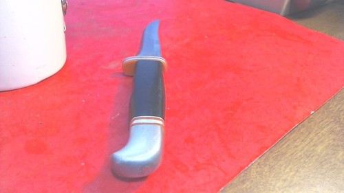 Vtg- JET- AER G-96 No 920 Fixed Blade- Hunting Knife-Stainless- Japan and sheath - Picture 7 of 8