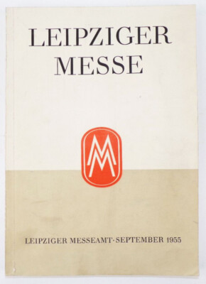 Leipzig Trade Fair September 1955 Fair Guide Book
