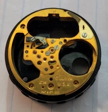 Vintage Bulova Accutron 214 Part 709 Movement Pillar Plate USA N3H 1973