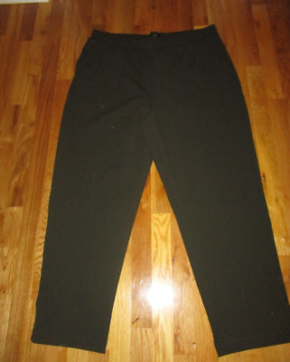 NWT Ann Taylor LOFT Olive Green Elastic Waist Pull On Pants Size XXL Tall 2XLT